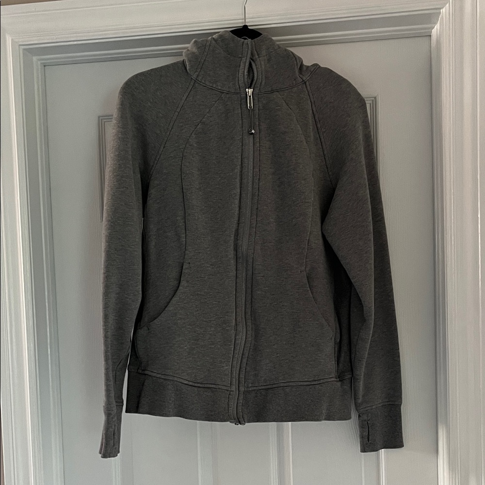 Lululemon Grey Women’s Zip-Up Hoodie Size 12